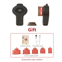 Breathing Electric Cupping Device Black