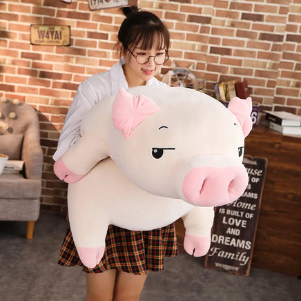 Lovely Soft Down Cotton Pig Plush Doll Stuffed Pink Pig Doll Baby Software Pillow Gift
