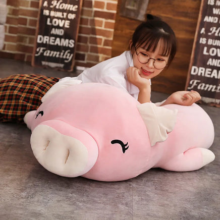 Lovely Soft Down Cotton Pig Plush Doll Stuffed Pink Pig Doll Baby Software Pillow Gift