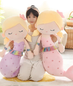 Lusy Store LLC Large Mermaid High Quality Filled Cotton Stuffed Plush Toy Plush