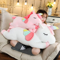 Lusy Store LLC Giant Unicorn Plush Toy Soft Stuffed Unicorn Soft Horse Toys For Children Girl Pillow Birthday Gifts Plush