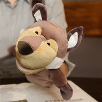 Giraffe Plush Toy Hand Puppet – Soft & Realistic Jungle Animal, 10.6" – Lusy Store 16 10.6"