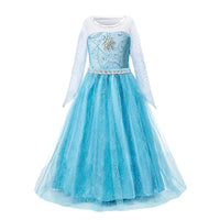 Girls Princess Dress Kids Cinderella Snow White Aurora Sofia Rapunzel Cinderella Halloween Costume 8