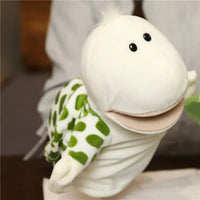 Giraffe Plush Toy Hand Puppet – Soft & Realistic Jungle Animal, 10.6" – Lusy Store 13 10.6"