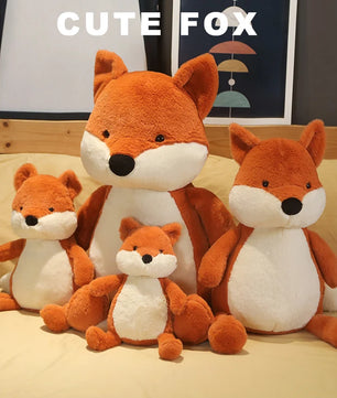 Cute Plush Fox Toy Pillow Big Size Stuffed Animal Fox Soft Gift for Children