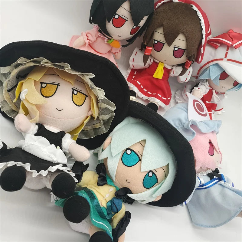 Lusy Store LLC TouHou Project Marisa Komeiji Koishi Hakurei Reimu Hon Meirin Hata no koko Cosplay Plush Doll Stuffed Gift Plush
