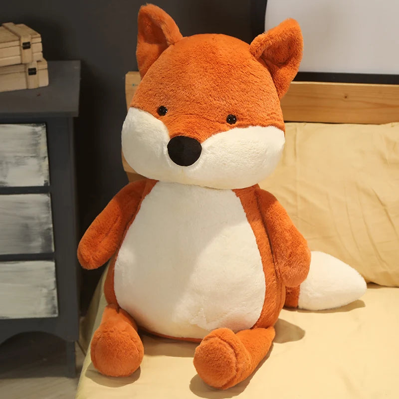 Cute Plush Fox Toy Pillow Big Size Stuffed Animal Fox Soft Gift for Children