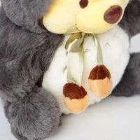 Lusy Store LLC Chubby Pooh Bear Anime Plush Doll Cosplay Totoro Stuffed Plush Kawaii Winnie the Pooh Plush Dolls Gifts Stuffed Animal
