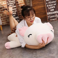Lovely Soft Down Cotton Pig Plush Doll Stuffed Pink Pig Doll Baby Software Pillow Gift