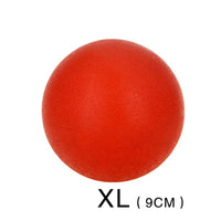 Rubber Dog Ball, Indestructible & Bite-Resistant, Chew Toy for Small to Extra-Large Dogs, Solid Red Red XL