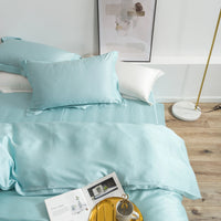 Liv-Esthete Romantic 100% Silk Bedding Set Mulberry Beauty Silk Bed Set Beauty Quilt Cover Pillowcase Double Queen King Sheet Lusy Store