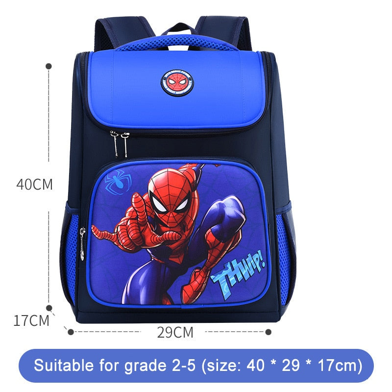 Spiderman Backpack Children Schoolbags Superhero Captain America Backpacks Boy B108