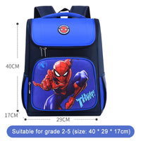 Lusy Store Spiderman Backpack Children Schoolbags Superhero Captain America Backpacks Boy B108 