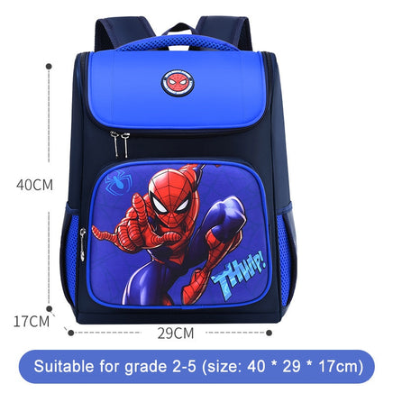 Lusy Store Spiderman Backpack Children Schoolbags Superhero Captain America Backpacks Boy B108 