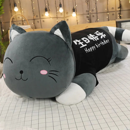 Big Size Cute Cat Plush Toy High Quality Soft Animal Stuffed Sofa Bed Pillow Cushion Girl Kid Birthday Gift 13