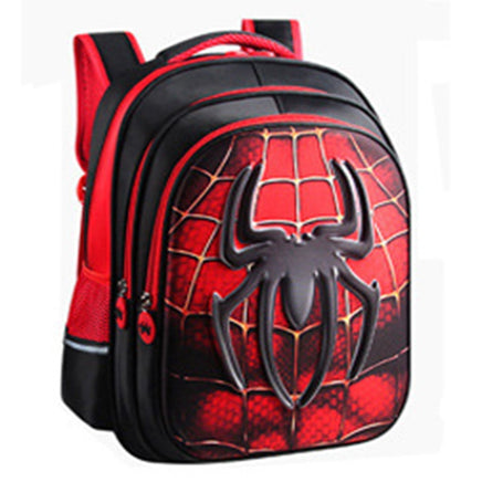 Lusy Store Spiderman Backpack Children Schoolbags Superhero Captain America Backpacks Boy B108 
