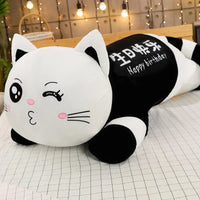 Big Size Cute Cat Plush Toy High Quality Soft Animal Stuffed Sofa Bed Pillow Cushion Girl Kid Birthday Gift 1