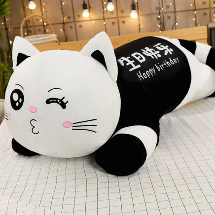 Big Size Cute Cat Plush Toy High Quality Soft Animal Stuffed Sofa Bed Pillow Cushion Girl Kid Birthday Gift 1