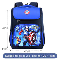Lusy Store Spiderman Backpack Children Schoolbags Superhero Captain America Backpacks Boy B108 