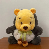 Lusy Store LLC Chubby Pooh Bear Anime Plush Doll Cosplay Totoro Stuffed Plush Kawaii Winnie the Pooh Plush Dolls Gifts Stuffed Animal
