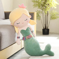 Large Mermaid High Quality Filled Cotton Stuffed Plush Toy Green