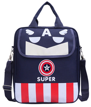 Spiderman Backpack Children Schoolbags Superhero Captain America Backpacks Boy B108