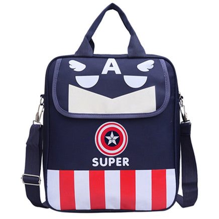 Lusy Store Spiderman Backpack Children Schoolbags Superhero Captain America Backpacks Boy B108 