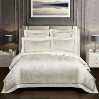 Premium Egyptian Cotton Jacquard Duvet Cover set Luxury Extra King US Queen King 4/6Pcs Bedding set Comforter Cover Bed sheet Lusy Store