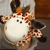 Giraffe Plush Toy Hand Puppet – Soft & Realistic Jungle Animal, 10.6" – Lusy Store 4 10.6"