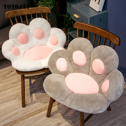 Lusy Store LLC Paw Pillow Animal Seat Cushion Stuffed Plush Sofa Indoor Floor Home Chair Decor Winter Children Girls Gift Plush