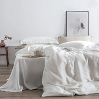 Liv-Esthete Romantic 100% Silk Bedding Set Mulberry Beauty Silk Bed Set Beauty Quilt Cover Pillowcase Double Queen King Sheet Lusy Store