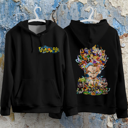 Dragon Ball Z Hoodie Loose Casual Clothing Goku DBZ Anime Fashion Hooded Pullover Personality Streetwear 16