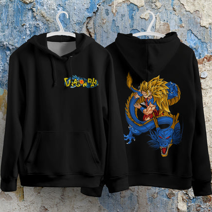 Dragon Ball Z Hoodie Loose Casual Clothing Goku DBZ Anime Fashion Hooded Pullover Personality Streetwear 4