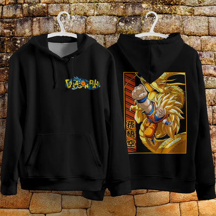 Dragon Ball Z Hoodie Loose Casual Clothing Goku DBZ Anime Fashion Hooded Pullover Personality Streetwear 4