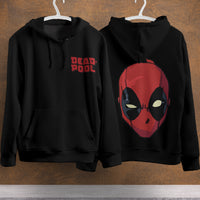 Deadpool Hoodie Casual Clothing Fashion Black Hoodie Cotton Long Sleeve Hooded Pullover Personality Streetwear 2