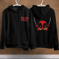 Deadpool Hoodie Casual Clothing Fashion Black Hoodie Cotton Long Sleeve Hooded Pullover Personality Streetwear 3