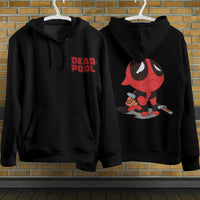 Deadpool Hoodie Casual Clothing Fashion Black Hoodie Cotton Long Sleeve Hooded Pullover Personality Streetwear 5