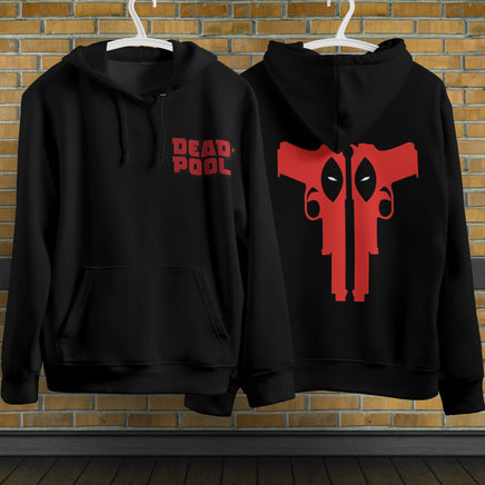 Deadpool Hoodie Casual Clothing Fashion Black Hoodie Cotton Long Sleeve Hooded Pullover Personality Streetwear 6