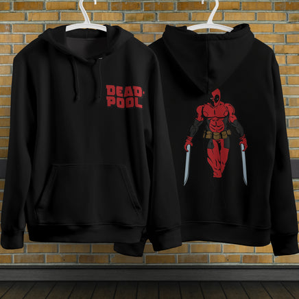 Deadpool Hoodie Casual Clothing Fashion Black Hoodie Cotton Long Sleeve Hooded Pullover Personality Streetwear 10