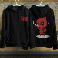 Deadpool Hoodie Casual Clothing Fashion Black Hoodie Cotton Long Sleeve Hooded Pullover Personality Streetwear 11