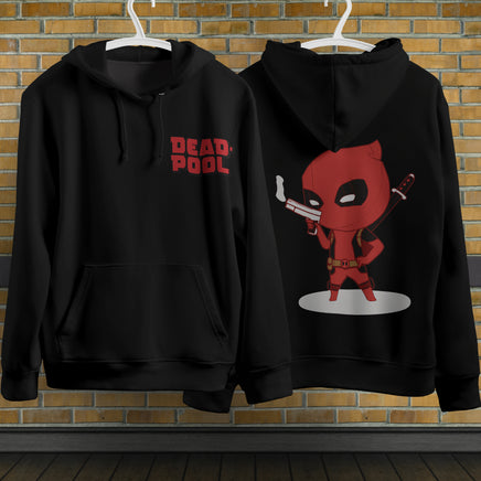 Deadpool Hoodie Casual Clothing Fashion Black Hoodie Cotton Long Sleeve Hooded Pullover Personality Streetwear 11