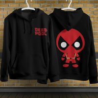 Deadpool Hoodie Casual Clothing Fashion Black Hoodie Cotton Long Sleeve Hooded Pullover Personality Streetwear 12