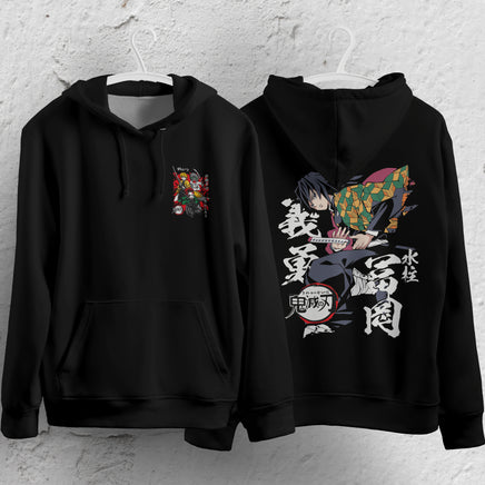 Demon Slayer Hoodie Loose Casual Clothing Rengoku Tanjiro Zenitsu Inosuke Anime Streetwear Personality 2