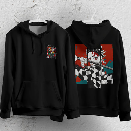 Demon Slayer Hoodie Loose Casual Clothing Rengoku Tanjiro Zenitsu Inosuke Anime Streetwear Personality 7