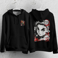 Demon Slayer Hoodie Loose Casual Clothing Rengoku Tanjiro Zenitsu Inosuke Anime Streetwear Personality 8