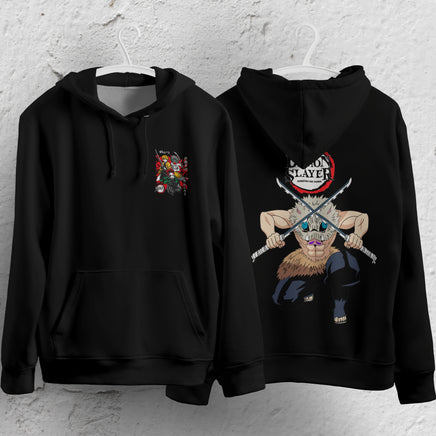 Demon Slayer Hoodie Loose Casual Clothing Rengoku Tanjiro Zenitsu Inosuke Anime Streetwear Personality 9