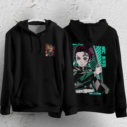 Demon Slayer Hoodie Loose Casual Clothing Rengoku Tanjiro Zenitsu Inosuke Anime Streetwear Personality 12