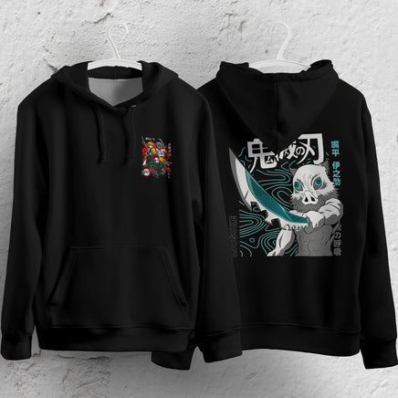 Demon Slayer Hoodie Loose Casual Clothing Rengoku Tanjiro Zenitsu Inosuke Anime Streetwear Personality 15