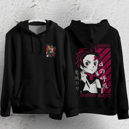 Demon Slayer Hoodie Loose Casual Clothing Rengoku Tanjiro Zenitsu Inosuke Anime Streetwear Personality 16
