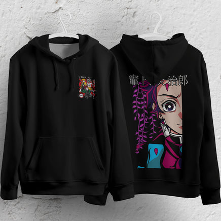 Demon Slayer Hoodie Loose Casual Clothing Rengoku Tanjiro Zenitsu Inosuke Anime Streetwear Personality 6